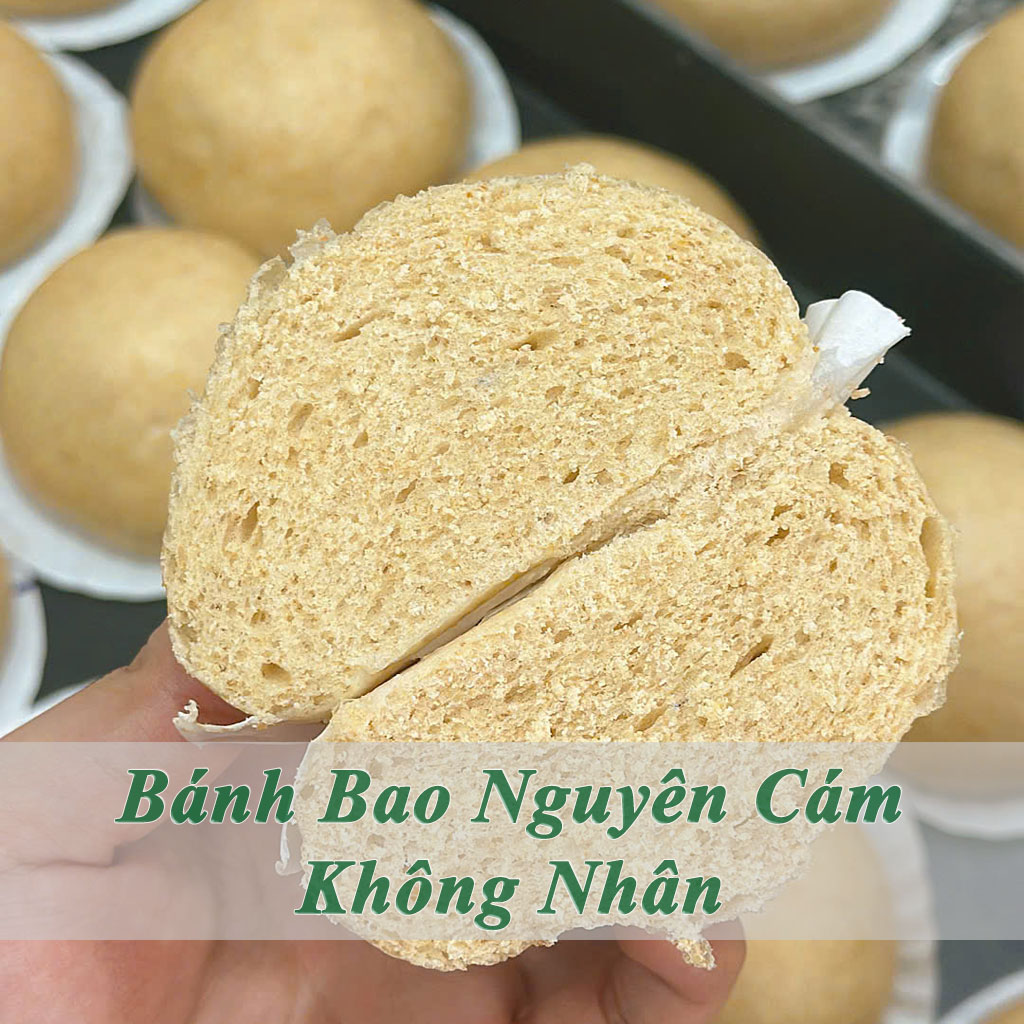 Bánh Bao Nguyên Cám Không Nhân Eat Clean