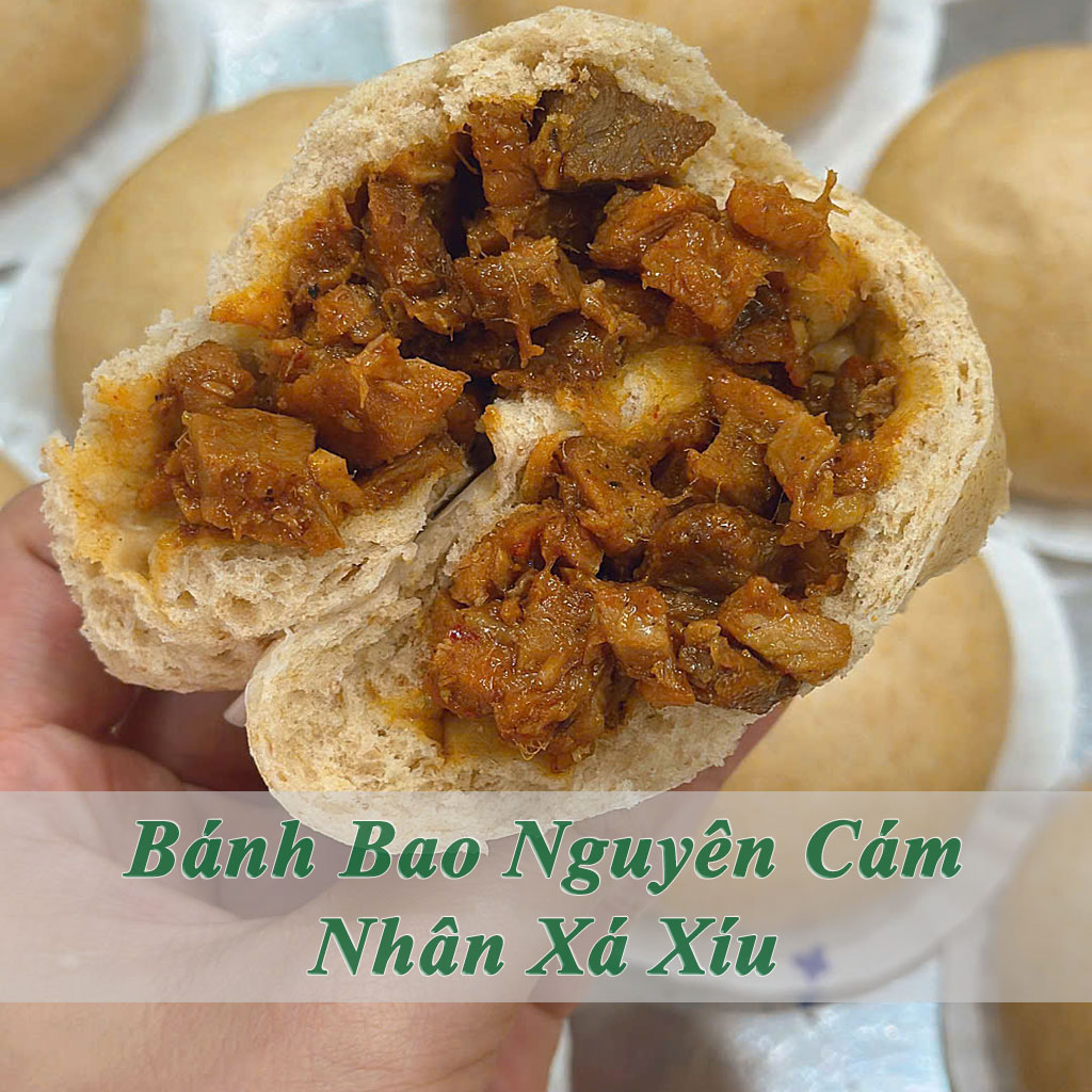 Bánh Bao Nguyên Cám Xá Xíu