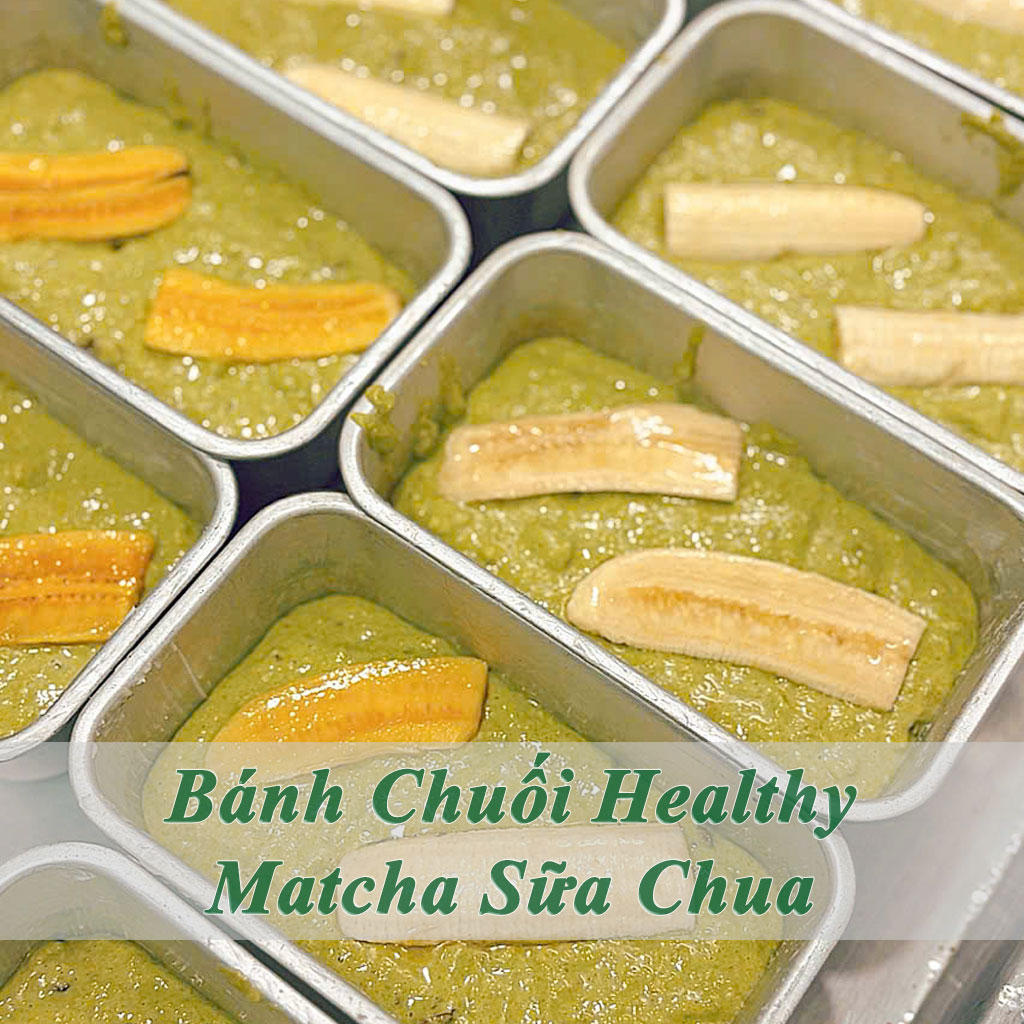 Bánh chuối Matcha sữa chua