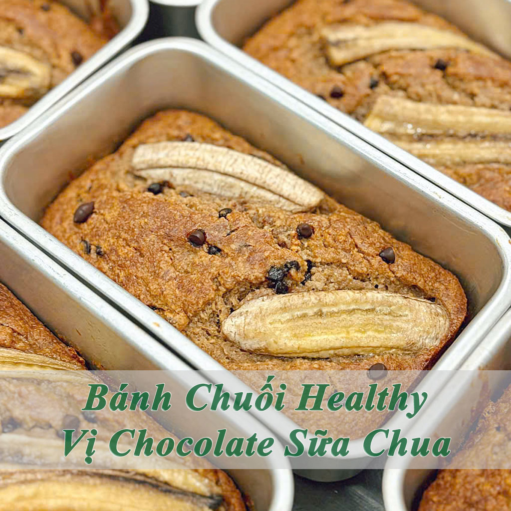 Bánh chuối socola healthy