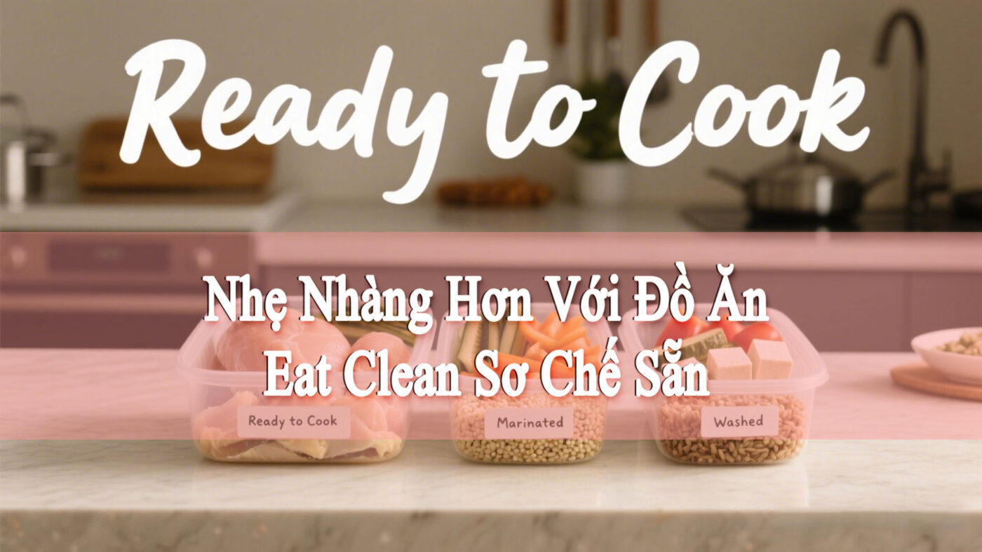 Thum Bài Viết Nhẹ Nhàng Hơn với đồ ăn eat clean healthy sơ chế sẵn