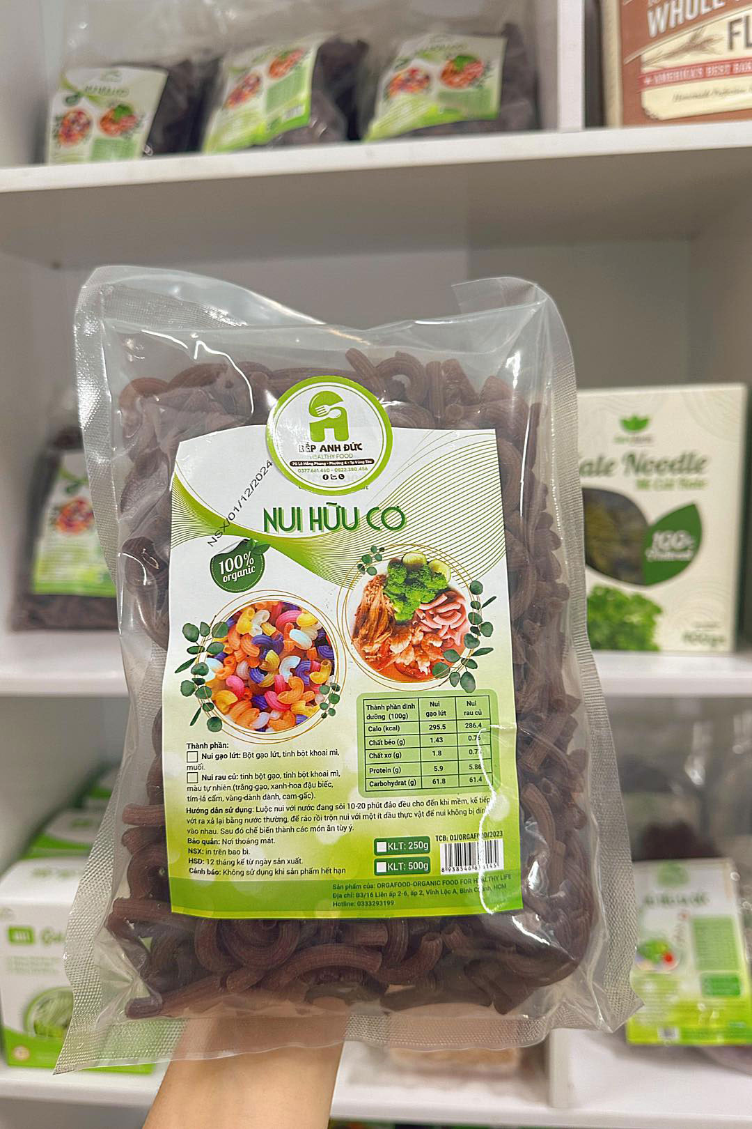 Nui Hữu Cơ Gạo lứt healthy food