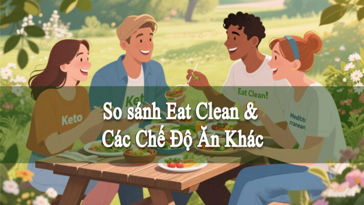 Eat Clean và Các Chế Độ Ăn Khác: Keto, Low Carb, Địa Trung Hải