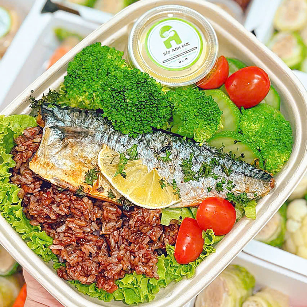 Cơm cá thu nhật nướng muối chanh